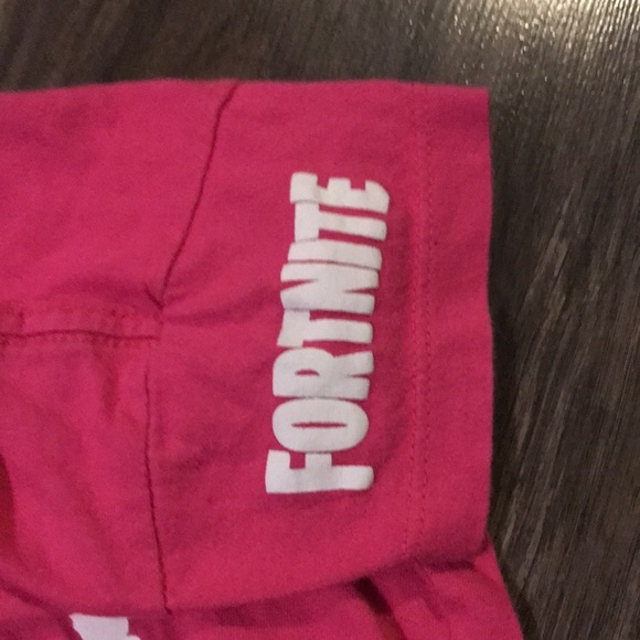 Fortnite Pink T-shirt with White Decals size M - Picture 2 of 4